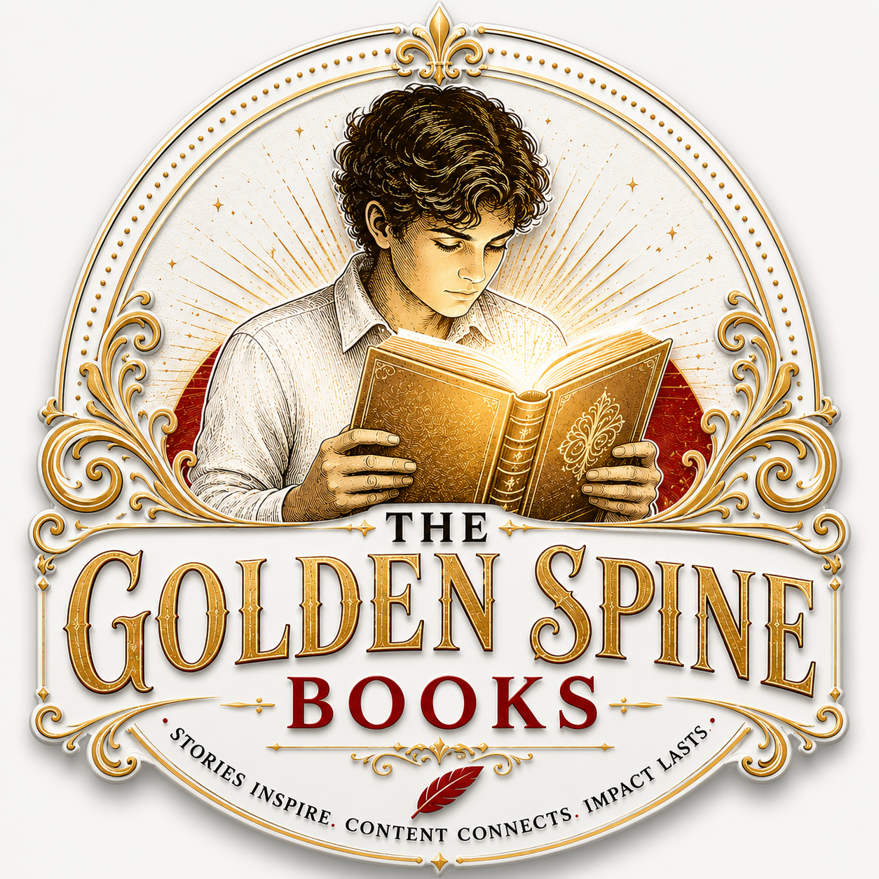 The Golden Spine Books Logo